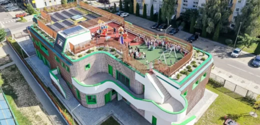 Grădinița de peste 30 de milioane de lei din Bartolomeu-Avantgarden și-a deschis porțile. Are loc de joacă pe acoperiș